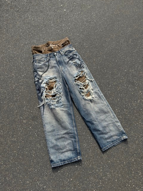 Custom "Balenciaga" Denim